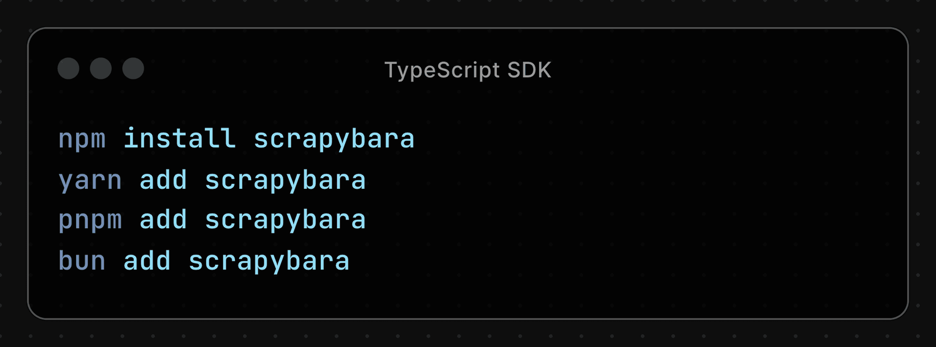 TypeScript SDK